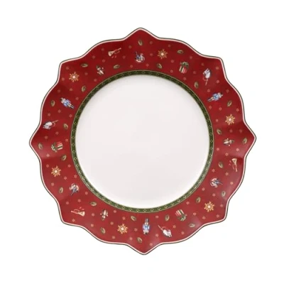 Image of Villeroy &amp; Boch Toy&#039;s Delight Dinner Plate White/Red, Microwave Safe, Large, Tableware, Dinnerware, Premium Porcelain