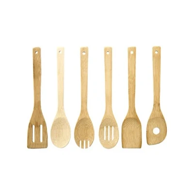 Image of Premier Housewares 1103971 Utensils, Bamboo, Natural, 1 x 6 30 cm