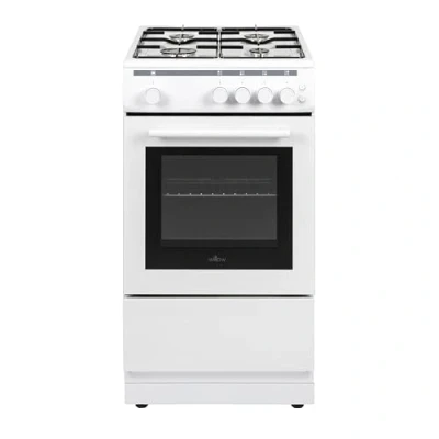 Image of Willow WGS50CW 50cm Freestanding Single Cavity Gas Cooker with 4 Burners White
