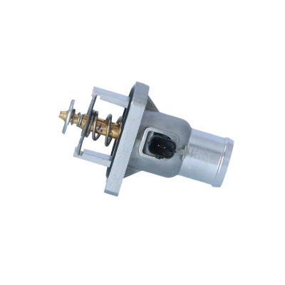 Image of 55353311, 71744389, 71770832 Engine thermostat NRF 725033 105C with seal ring housing VAUXHALL: Mokka / X, Astra Mk5, Mk6