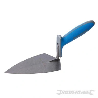 Image of Silverline Brick Trowel Soft Grip 200 x 105mm