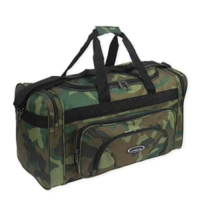 Image of Camouflage Lightweight Holdall Duffle Cargo Travel Cabin Gym Bag (Camouflage)