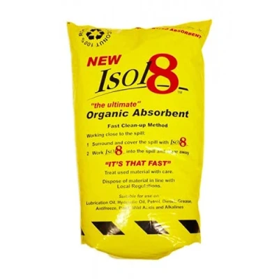 Image of Isol8 Organic Absorbent Made Entirely From Coconut Husks. Organic,100% Recycled Coconut. Suitable for use on a range of fluids