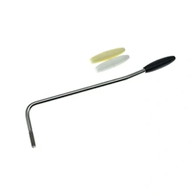 Image of KAISH Stainless Steel USA Thread Tremolo Trem Arm Whammy Bar Fits American/Mexican Standard or Vintage Strat Nickel with 3 Tips