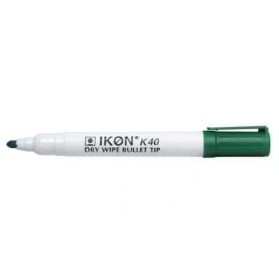 Image of Hainenko Value Bullet Tip Dry Wipe Marker Green