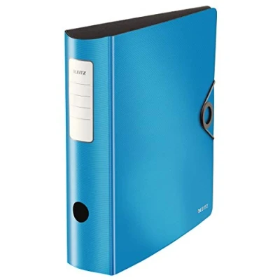 Image of Leitz Quality Folder, 180 Active Solid Wide Light Blue