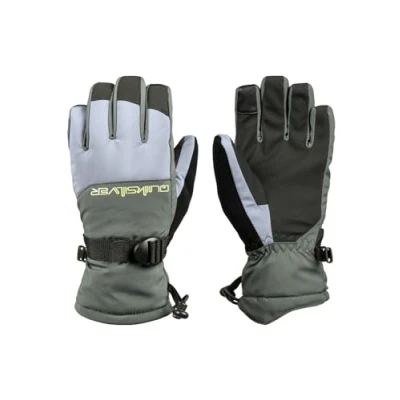 Image of Quiksilver Mission Youth Glove Unisex Gloves for kids, Size: 2 3y, Blue/grey