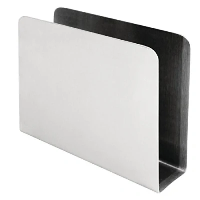 Image of NISBETS CL337 Napkin Holder Square, Stainless Steel, 120 mm x 150 40