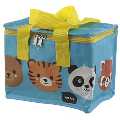 Image of Puckator Adoramals Woven Cool Bag Lunch Home Office School Travel Camping Picnic Height 16cm Width 21cm Depth 14cm