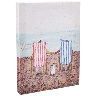 Image of Sam Toft WDC12008 Perfect Day Canvas Print, Multi Coloured, 30 x 40cm