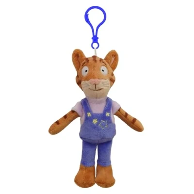 Image of BANDAI Adorable Pip and Posy Clip on Frankie Toy Soft 13cm Teddy Keychain Cute Bag Plushie Character for Girls Boys