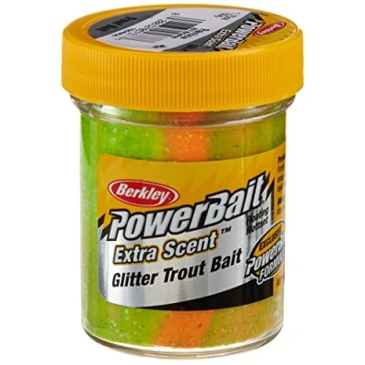 Image of Berkley Powerbait Select Glitter Trout Bait, 642 1004950, Rainbow, 2 X50 g