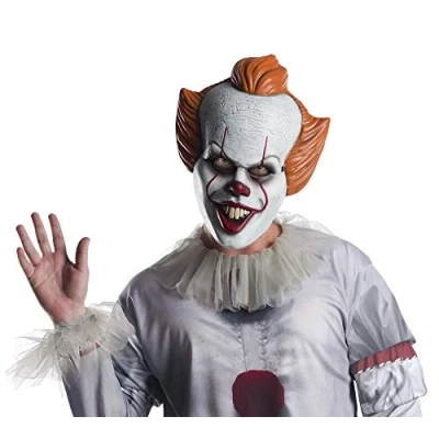 Image of IT Pennywise Ad Mask, Multicoloured, Single (Rubies 201655)