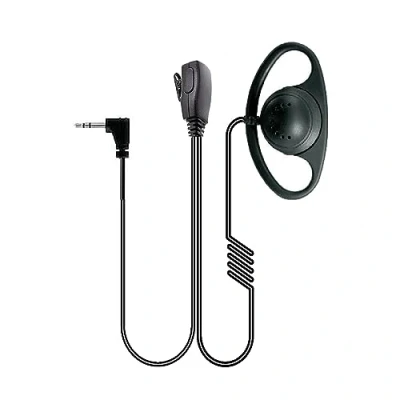 Image of D Shape Earpiece for MOTOROLA 1 Pin TALKABOUT COBRA TLKR T3, T5, T6, T7, T8, T9, T60, T80 Radio