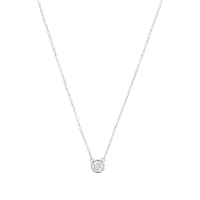 Image of NOELANI necklace with pendant 925 sterling silver ladies necklace, cubic zirconia synth, 40+5 cm, silver, Comes in jewelry gift box, 2031972