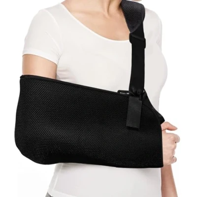 Image of INBOLM Arm Sling for Shoulder Injury,Arm Slings Left Right Support Straps Women Men Lightweight Adjustable Mesh Brace Broken Wrist, Elbow, Arm, Dislocated