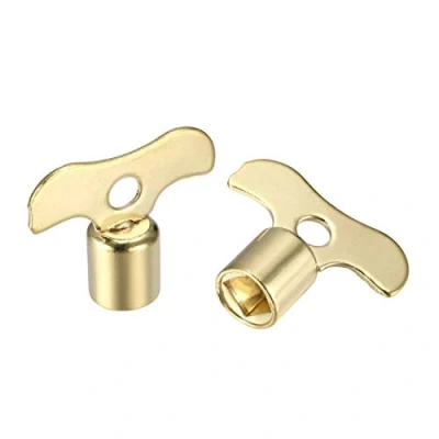 Image of Sourcingmap Bathroom Sink Water Tap Knob Switch Faucet Key 7mm Square Hole 2 Pcs