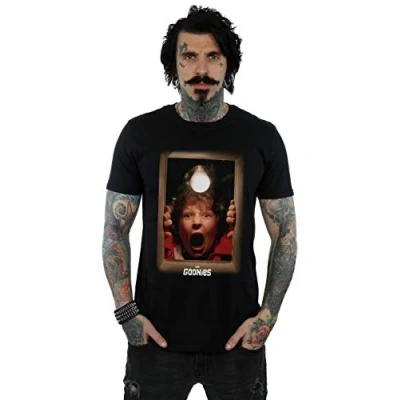 Image of Absolute Cult The Goonies Men&#039;s Chunk Scream T Shirt Black Large
