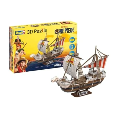 Image of Revell One Piece 3D Puzzle 00270 Going Merry (Flying Lamb) 262, Mulicoloured, 39x 11x 33cm