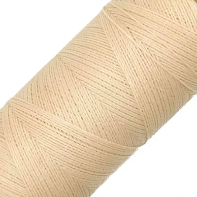 Image of LINHASITA Brand Macrame YARN, 0.5 mm Thick Polyester Thread 360m, 100gr, 30 Colors Ecru