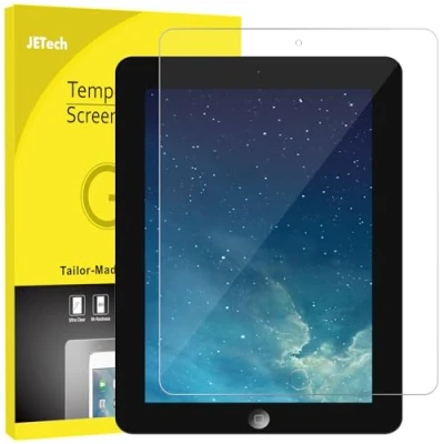 Image of JETech Screen Protector for iPad 2 3 4 (Oldest Models), Tempered Glass Film, 1 Pack