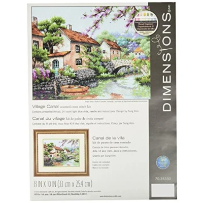 Image of DIMENSIONS 70 35330 Gold: Counted Cross Stitch: Village Canal, Various, One