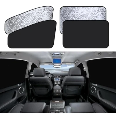 Image of ZATOOTO Car Side Window Shades, Magnetic Sunshades for Baby UV Protection, Shading, Suitable Most Vehicles, Easy to attach, 4PCS