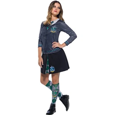 Image of Rubie&#039;s 821145L000 Harry Potter Slytherin Costume Top, Multicolour, L