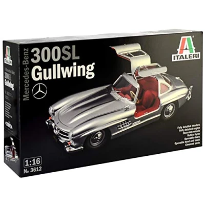 Image of Italeri ITA3612 1:16 Mercedes Benz 300 SL Gullwing Model kit, Unpainted, zzzz s