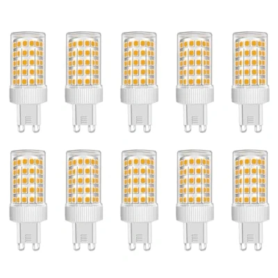 Image of ZFQ 10W G9 LED Light Bulb, Warm White, 3000K, Equivalent 150W Halogen, 86Pcs LED, 1000 LM, 360 Beam Angle, Super Bright, AC 220V 240V, No Flicker Non Dimmable, 10 Pack