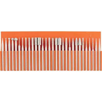 Image of York Diamond Coated Burr Set 3MM Shank (30PC)
