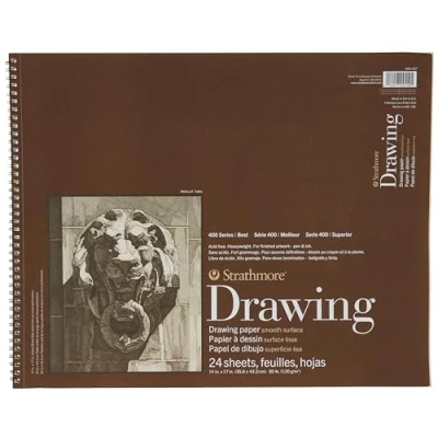 Image of Strathmore (400 107 400 Series Drawing, Smooth Surface, 14&quot;x17&quot;, 24 Sheets
