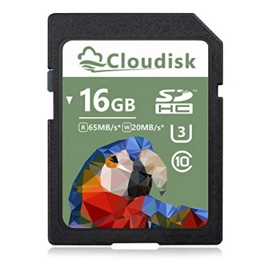 Image of Cloudisk 16GB SD Card UHS I U3 Class 10 SDHC Memory High Speed Full HD
