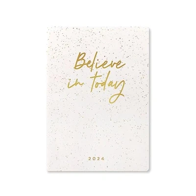 Image of Letts Inspire A5 week to view 2024 diary white