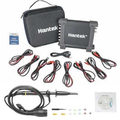 Image of Hantek 1008B 8 Channels Automotive Diagnostic Oscilloscope USB Auto Scope DAQ Card CH Programmable Generator Vehicle Testing Technician Fuel Injector Report Printed Take Screenshot Pattern Data Save