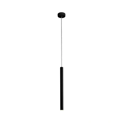 Image of Loya Integrated LED Pendant Ceiling Light, Black, 450lm 3000K