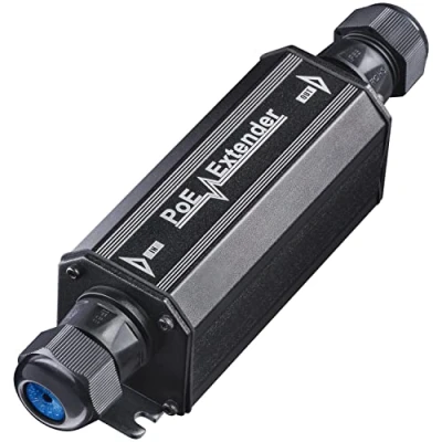 Image of Cudy POE15 Gigabit Outdoor Waterproof IP67 PoE + Extender, 10/100/1000Mbps, Repeater, Amplifier, BoE PoE, Wall Mount, IEEE 802.3at/802.3af, Mount