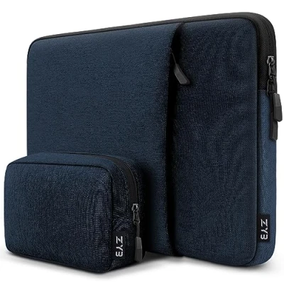 Image of ZYB 15.6 Inch Laptop Notebook Sleeve Protective Case with Accessory Bag,Shockproof Waterproof for 15&#039;&#039; Lenovo ThinkPad IdeaPad Acer ASUS HP Dell Chromebook Mac Pro 16,Blue