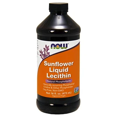 Image of NOW Foods Sunflower Lecithin, Liquid 473 ml.