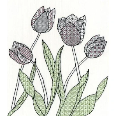 Image of Bothy Threads Cross Stitch Kit Tulips