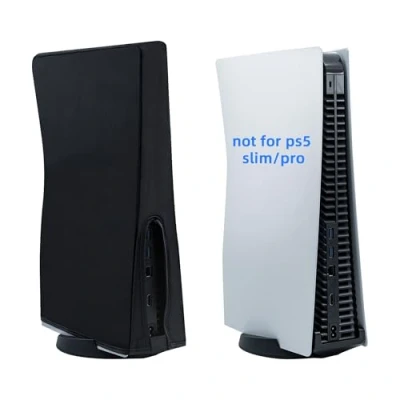 Image of Mcbazel Dust Cover Anti Scratch/Waterproof Protective Sleeve for PS5 Digital Edition/Ultra HD Consoles Black(Not Slim)
