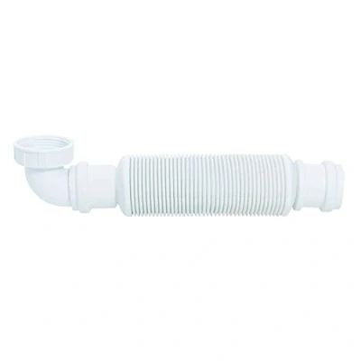 Image of Wirquin Senzo 30723664 Sink Siphon Ø32 Space Saving White 30720471 D32 Washbasin