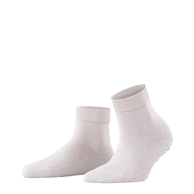 Image of FALKE Women&#039;s Light Cuddle Pads W SSO Cotton Grips On Sole 1 Pair Grip socks, Red (Lotus 8670), 5.5 8