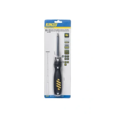 Image of Kinzo Magnetic Screwdriver and Bit Set