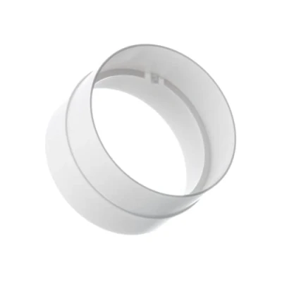 Image of 100mm / 4 Inch Duct Connector Round PVC Ducting Ventilation Pipe, Hose, Tube