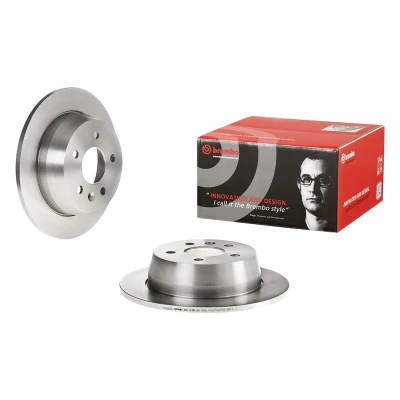 Image of 6384230112, A6384230112 Brake disc BREMBO 08.6968.10 280mm 10mm 5 solid High carbon MERCEDES BENZ: V Class, Vito Van