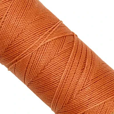 Image of Linhasita Waxed Thread 100 g / 170 m Polyester 1 mm Thick Macrame, 30 Colours Salmon