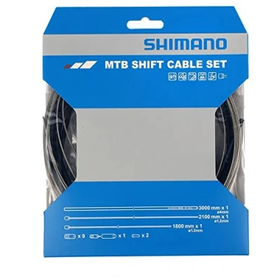 Image of Shimano MTB gear cable set for rear only