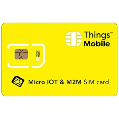 Image of MICRO SIM Card for IOT And M2M Things Mobile With Global Coverage Multi Operator GSM/2G/3G/4G Network, No Fixed Costs, Expiration Date Competitive Rates, 10 Credit Included