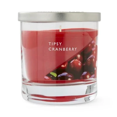 Image of Wax Lyrical Tipsy Cranberry Medium Candle, Up to 50hrs